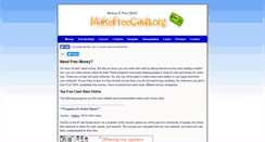 Desktop Screenshot of makefreecash.org