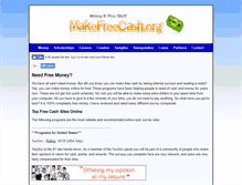 Tablet Screenshot of makefreecash.org